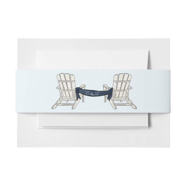 Einladung Adirondack Bauchband Einladungsbanderole (Vorderseite Beispiel)