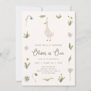 Einladung albern Gänse zum Geburtstag