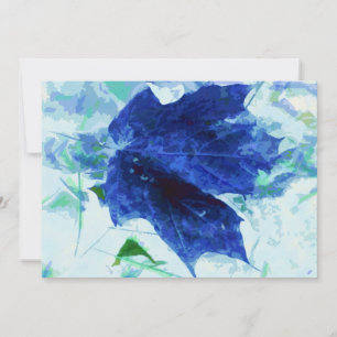 Einladung/Ankündigung im Herbst Verlassen Einladung