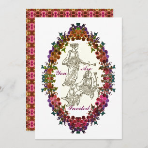 Einladung antiker griechischer Mode