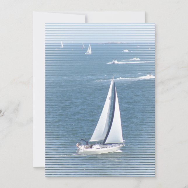 Einladung auf dem Seeweg (Vorderseite)