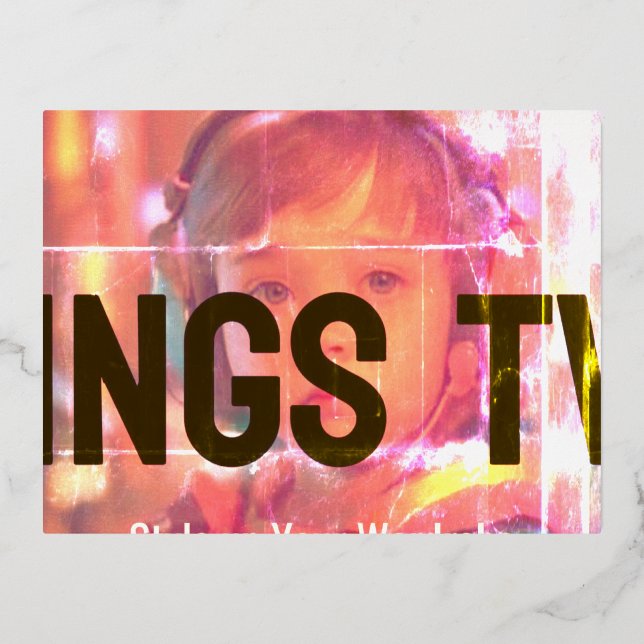 Einladung auf Postkarte (Vorderseite)