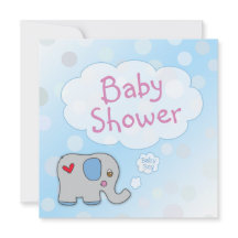 Einladung - Baby Shower - Baby Junge