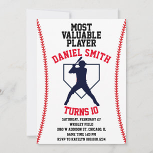 Einladung Baseball zum Geburtstag