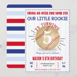 Einladung Baseball zum Geburtstag