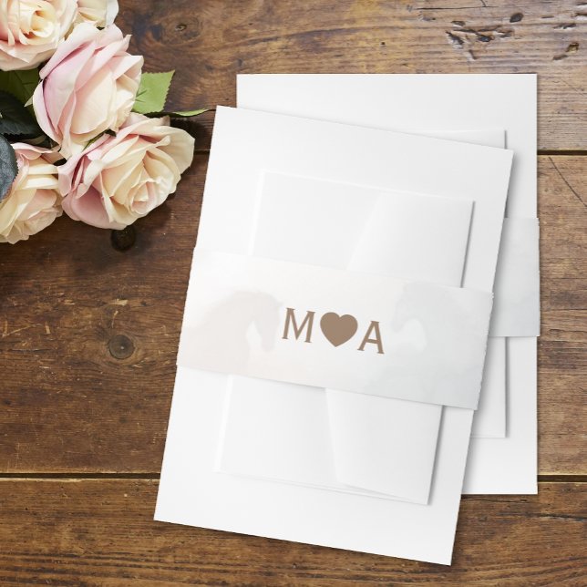 Einladung Bauchband für das Hochzeitspaar Einladungsbanderole (Von Creator hochgeladen)