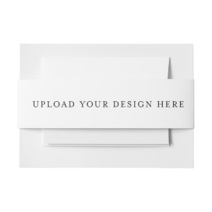 Einladung Bauchband - Landschaft 2" x 15" Einladungsbanderole