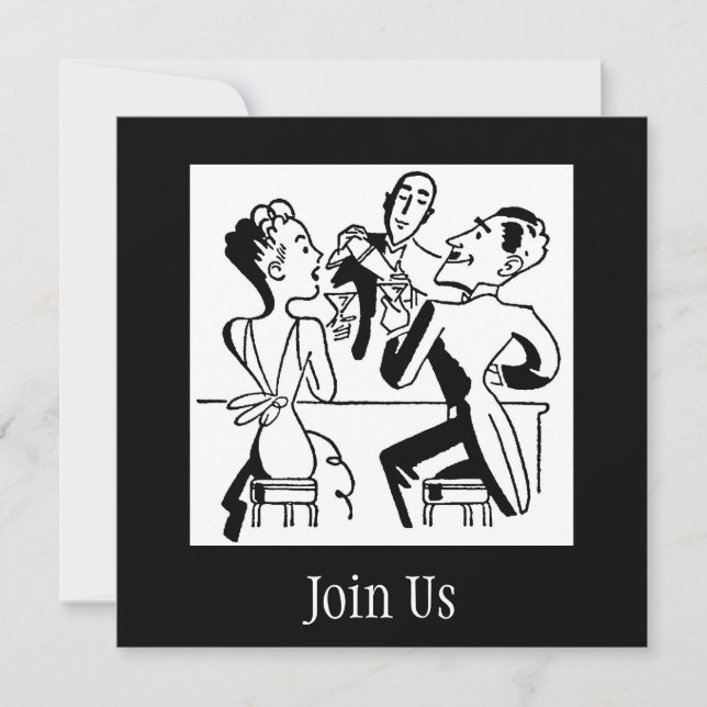 Einladung bei uns (Vorderseite)