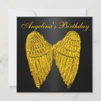 Einladung Black Gold Wings