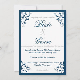 Einladung blüh Hochzeit