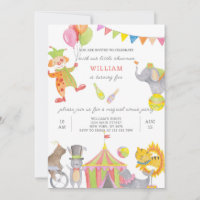 Einladung Circus Birthday