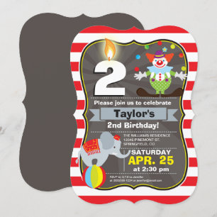 Einladung Circus Birthday