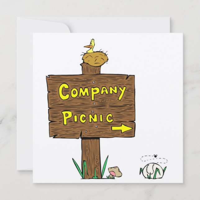 Einladung Corporate Company Picnic (Vorderseite)