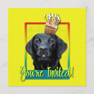 Einladung Cupcake - Labrador - Black - Gage