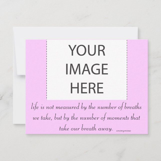 Einladung "Das Leben wird nicht gemessen..." (Vorderseite)