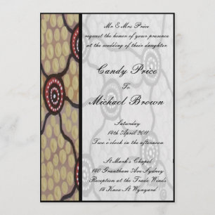 Einladung der Aborigine-Wedding Eora