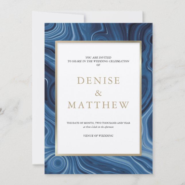 Einladung der Agate Collection (Vorderseite)