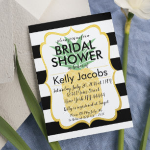 Einladung der Ananas Schwarz-Weiß-Baby-Dusche