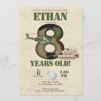 Einladung der Armee - 8. Geburtstag