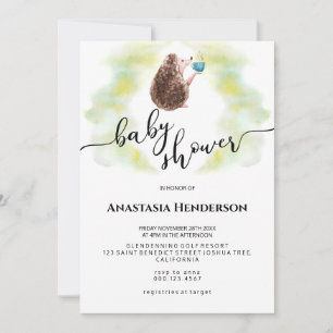 Einladung der Babydusche.