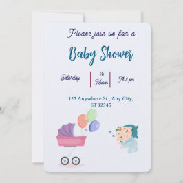 Einladung der Babydusche