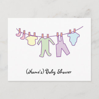 Einladung der Babydusche
