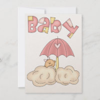 Einladung der Babydusche