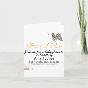 Einladung der Babydusche