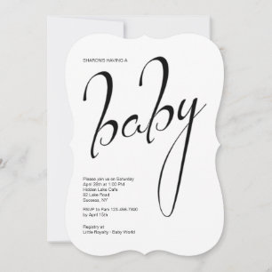 Einladung der Babydusche