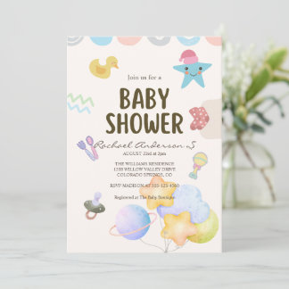 Einladung der Babydusche