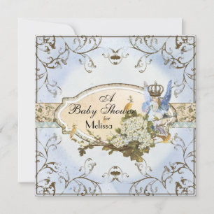 Einladung der Babydusche - verzauberte Prinzessin 