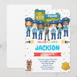 Einladung der bearbeitbaren Polizei