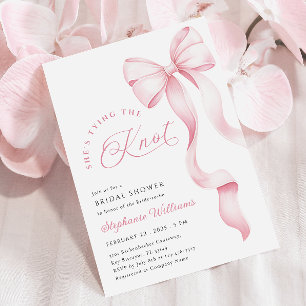 Einladung der Brautdusche von Rosa Bow