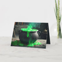 Einladung der Bubbling Hexe Cauldron Halloween