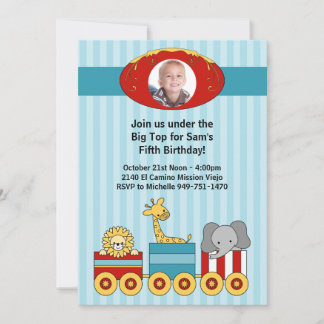 Einladung der Circus Geburtstagspartei