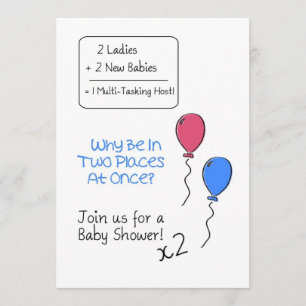 Einladung der Dusche, Balloons