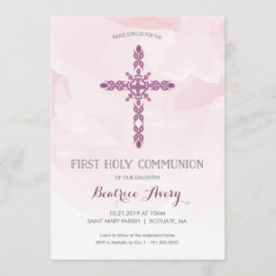 Einladung der ersten Heiligen Kommunion, Wasserfar