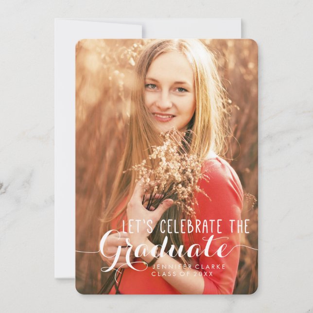 EINLADUNG DER FOTO-SCHULATIONSPARTEI CELEBRATE (Vorderseite)