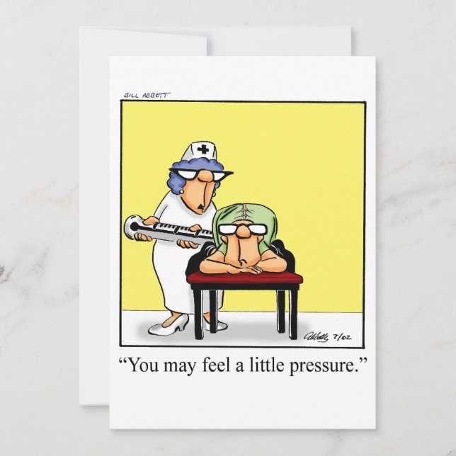 Einladung der Funny Nursing School Abschluss (Vorderseite)