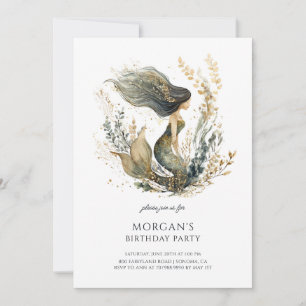 Einladung der Geburtstagspartei von niedlichen Mäd