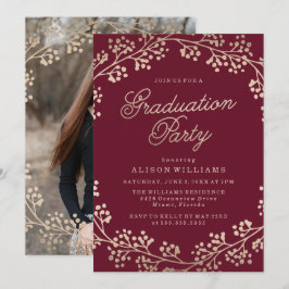 Einladung der Gilded Bronze Graduation Party