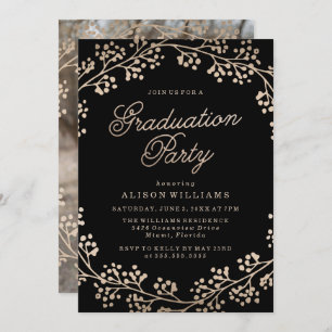 Einladung der Gilded Bronze Graduation Party
