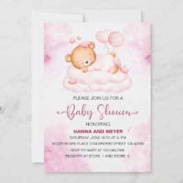 Einladung der Girl Baby Dusche