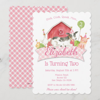 Einladung der Girls Farm zum Geburtstag
