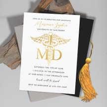 Einladung der Gold MD Graduation Party