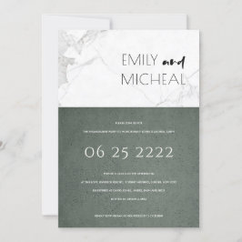 EINLADUNG DER GRAY MARBLE ENGAGEMENT PARTEI URBAN 