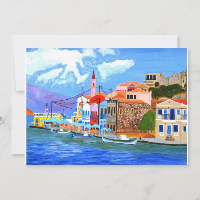 Einladung der griechischen Küste (Rückseite)