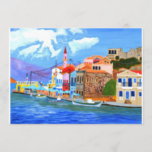 Einladung der griechischen Küste