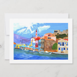 Einladung der griechischen Küste