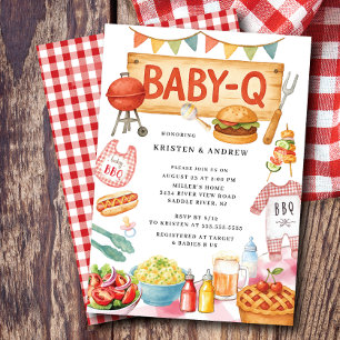 Einladung der Grillin- und Chillin-Kinderdusche